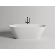 Ванна каменная отдельностоящая матовая 180х80 SALINI MONA 102921M белая