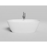 Ванна каменная отдельностоящая матовая 170x80 SALINI SOFIA 102526MRF окрашена по RAL