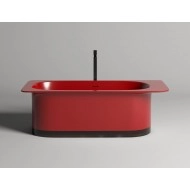 Ванна каменная отдельностоящая матовая 180х82 SALINI NINFEA 102721MRH окрашена по RAL снаружи