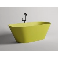 Ванна каменная отдельностоящая матовая 180х80 SALINI MONA 102921MRH окрашена по RAL снаружи