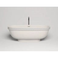 Ванна каменная отдельностоящая матовая 180х80 SALINI GRECA MEANDER 103021MRF окраска по RAL