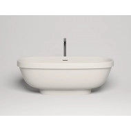 Ванна каменная отдельностоящая матовая 180х80 SALINI GRECA MEANDER 103121MRF окрашена по RAL