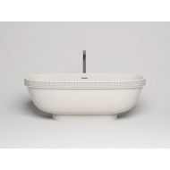 Ванна каменная отдельностоящая матовая 180х80 SALINI GRECA MEANDER 103021M