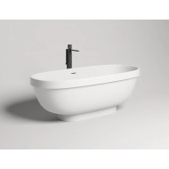 Ванна каменная отдельностоящая матовая 180х80 SALINI GRECA MEANDER 103121M