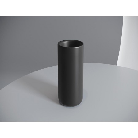 Стакан для щеток каменный GOCCE DI SALINI 1901201RF черный Стакан для щеток каменный GOCCE DI SALINI 1901201RF черный