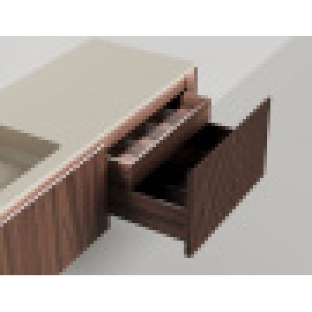 Подвесная тумба со столешницей SALINI Domino 200x70 шпон 27D220 Подвесная тумба со столешницей SALINI Domino 200x70 шпон 27D220