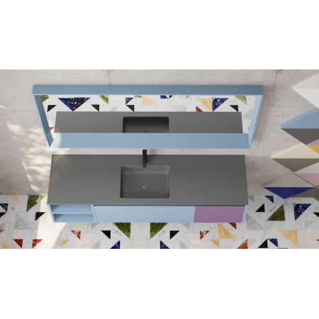 Тумба со столешницей 1600х500х400 см SALINI DOMINO 27D316IN RAL Тумба со столешницей 1600х500х400 см SALINI DOMINO 27D316IN RAL