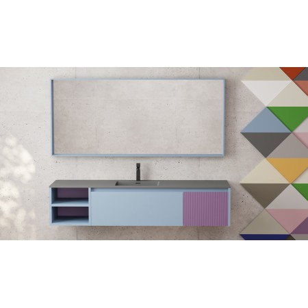 Тумба со столешницей 1600х500х400 см SALINI DOMINO 27D316ON RAL Тумба со столешницей 1600х500х400 см SALINI DOMINO 27D316ON RAL