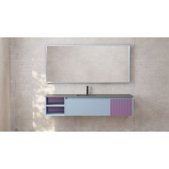 Тумба со столешницей 2000х500х400 см SALINI DOMINO 27D320AIN RAL