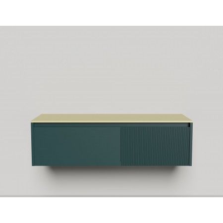 Подвесная тумба со столешницей SALINI Domino 140x50 эмаль 27D114 Подвесная тумба со столешницей SALINI Domino 140x50 эмаль 27D114