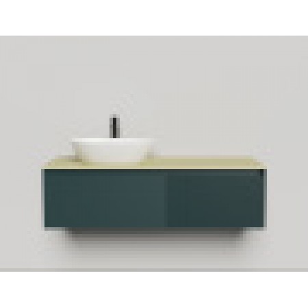 Подвесная тумба со столешницей SALINI Domino 140x50 эмаль 27D114 Подвесная тумба со столешницей SALINI Domino 140x50 эмаль 27D114