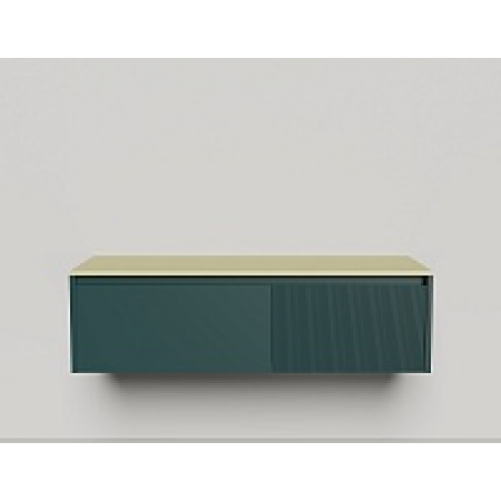 Подвесная тумба со столешницей SALINI Domino 140x50 эмаль 27D114 Подвесная тумба со столешницей SALINI Domino 140x50 эмаль 27D114