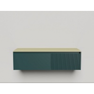 Подвесная тумба со столешницей SALINI Domino 160x50 эмаль Onda Plus 27D116ON