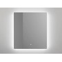 Зеркало для ванной с LED подсветкой, обогрев-антизапотевание, сенсорный выключатель, 900х900 SALINI OMBRA 27M019090BH Зеркало для ванной с LED подсветкой, обогрев-антизапотевание, сенсорный выключатель, 900х900 SALINI OMBRA 27M019090BH