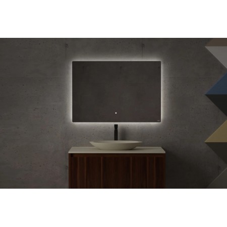 Зеркало для ванной с LED подсветкой, обогрев-антизапотевание, сенсорный выключатель, 1400х700 SALINI OMBRA 27M021470BH Зеркало для ванной с LED подсветкой, обогрев-антизапотевание, сенсорный выключатель, 1400х700 SALINI OMBRA 27M021470BH