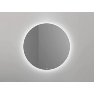 Зеркало для ванной с LED подсветкой, обогрев-антизапотевание, сенсорный выключатель, Ø70 см SALINI OMBRA 27M0370BH