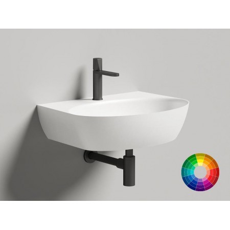 Раковина подвесная матовая 58х45 SALINI ALDA WALL 02 140322MRH Раковина подвесная матовая 58х45 SALINI ALDA WALL 02 140322MRH