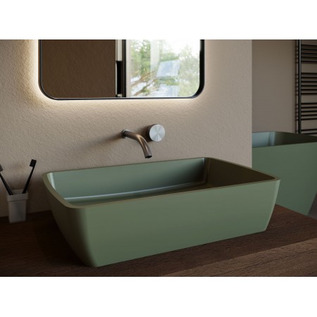 Раковина каменная матовая 65х40 SALINI GLORIA 312 1102212M Раковина каменная матовая 65х40 SALINI GLORIA 312 1102212M