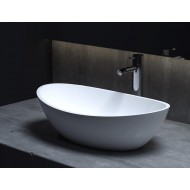 Раковина каменная матовая 56х34 SALINI CALLISTA 103 1101203SMRF окрашена по RAL