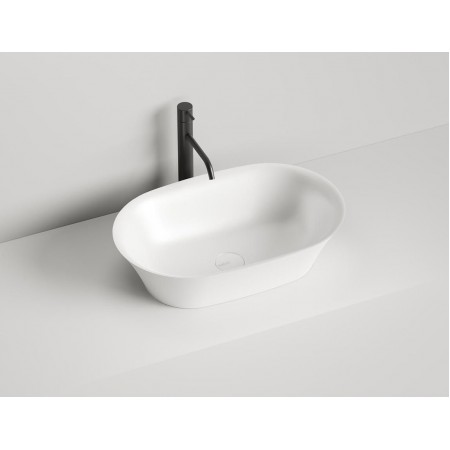 Раковина каменная накладная глянцевая 60x39 SALINI MONA 110811G Раковина каменная накладная глянцевая 60x39 SALINI MONA 110811G