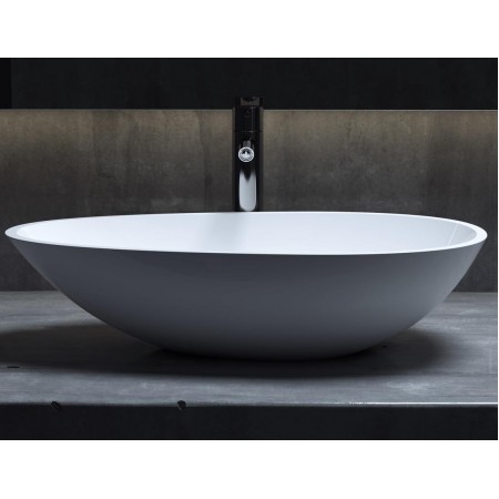 Раковина каменная глянцевая 58х35 SALINI PAOLA 1101101GRF окрашена по RAL Раковина каменная глянцевая 58х35 SALINI PAOLA 1101101GRF окрашена по RAL