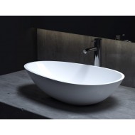 Раковина каменная матовая 58х35 SALINI CALLISTA 101 1101201SMRH окрашена по RAL снаружи