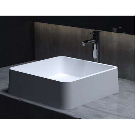 Раковина каменная матовая 42х42 SALINI GLORIA 302 1102202MRF окрашена по RAL Раковина каменная матовая 42х42 SALINI GLORIA 302 1102202MRF окрашена по RAL