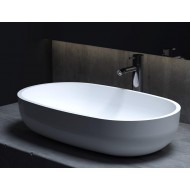 Раковина каменная матовая 64х39 SALINI GLORIA 305 1102205MRH окрашена по RAL снаружи