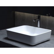 Раковина каменная матовая 48х38 SALINI GLORIA 309 1102209MRH окрашена по RAL снаружи