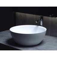 Раковина каменная матовая 43х43 SALINI GLORIA 310 1102210MRH окрашена по RAL снаружи