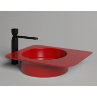 Раковина каменная матовая 55х45 SALINI NINFEA 130221MRF окрашена по RAL