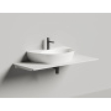 Раковина каменная накладная глянцевая 60x71 SALINI ALDA 140313GRF окрашена по RAL Раковина каменная накладная глянцевая 60x71 SALINI ALDA 140313GRF окрашена по RAL