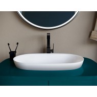 Раковина каменная 65х39 SALINI MAREA 01 1802201MRH окрашена по RAL снаружи