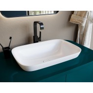 Раковина каменная 60х40 SALINI MAREA 02 1802202MRH окрашена по RAL снаружи