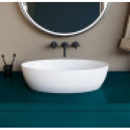 Раковина каменная глянцевая 56х35 SALINI ALDA 110611GRF окрашена по RAL Раковина каменная глянцевая 56х35 SALINI ALDA 110611GRF окрашена по RAL