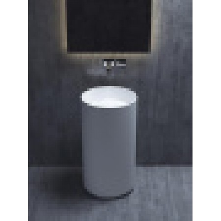 Раковина каменная матовая 45х45 SALINI ARMONIA 201 130111SMRF окрашена по RAL Раковина каменная матовая 45х45 SALINI ARMONIA 201 130111SMRF окрашена по RAL