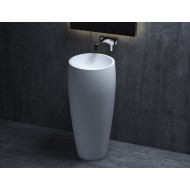 Раковина каменная матовая 47х47 SALINI ARMONIA 203 130113SMRH окрашена по RAL снаружи