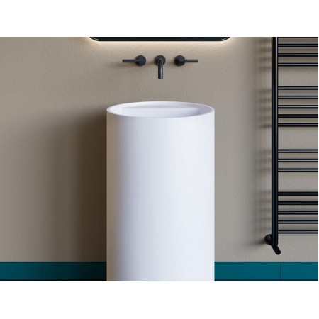 Раковина каменная матовая 45х45 SALINI ARMONIA TOP 201 130124MRH окрашена по RAL снаружи Раковина каменная матовая 45х45 SALINI ARMONIA TOP 201 130124MRH окрашена по RAL снаружи