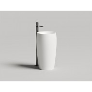 Раковина каменная напольная глянцевая 47x47 SALINI ARMONIA 130311G