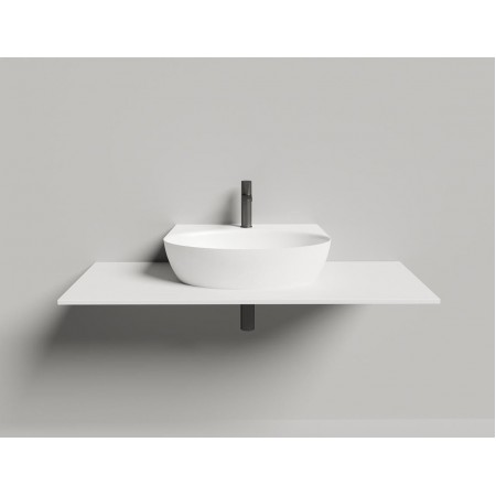 Раковина каменная накладная матовая 58x45 SALINI ALDA 140322MRF окрашена по RAL Раковина каменная накладная матовая 58x45 SALINI ALDA 140322MRF окрашена по RAL