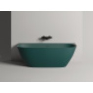 Ванна каменная отдельностоящая глянцевая 170x80 SALINI Sofia Wall 102512GRH окрашена по RAL снаружи