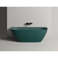 Ванна каменная отдельностоящая матовая 170х80 SALINI Sofia Wall 102522MRH окрашена по RAL снаружи