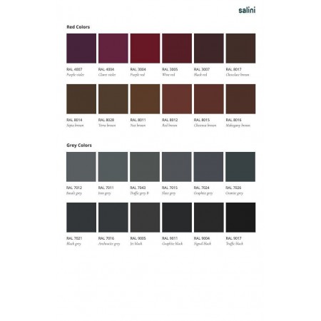 Ванна каменная отдельностоящая матовая 180х80 SALINI MONA 102921MRF окрашена по RAL Ванна каменная отдельностоящая матовая 180х80 SALINI MONA 102921MRF окрашена по RAL