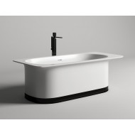 Ванна каменная отдельностоящая матовая 180х82 SALINI NINFEA 102721M