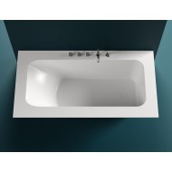 Ванна каменная матовая 190х100 SALINI ORLANDA Plus KIT 102114M