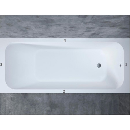 Ванна каменная матовая 180х80 SALINI ORLANDA 180 102022MRH окрашена по RAL снаружи Ванна каменная матовая 180х80 SALINI ORLANDA 180 102022MRH окрашена по RAL снаружи