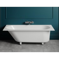 Ванна каменная матовая 180х80 SALINI ORNELLA KIT 180 102422MRH окрашена по RAL снаружи