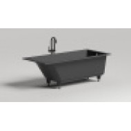 Ванна встраиваемая 1698х747х600 см SALINI CASCATA 104123MRF RAL