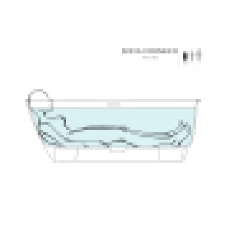 Ванна пристенная угловая глянцевая 170x85 SALINI Sofia Corner R окраска по RAL 102514GRF Ванна пристенная угловая глянцевая 170x85 SALINI Sofia Corner R окраска по RAL 102514GRF