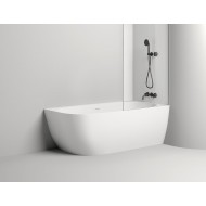 Ванна пристенная угловая матовая 170x85 SALINI Sofia Corner R 102524M
